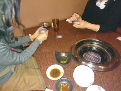 焼肉を食べた後は・・・